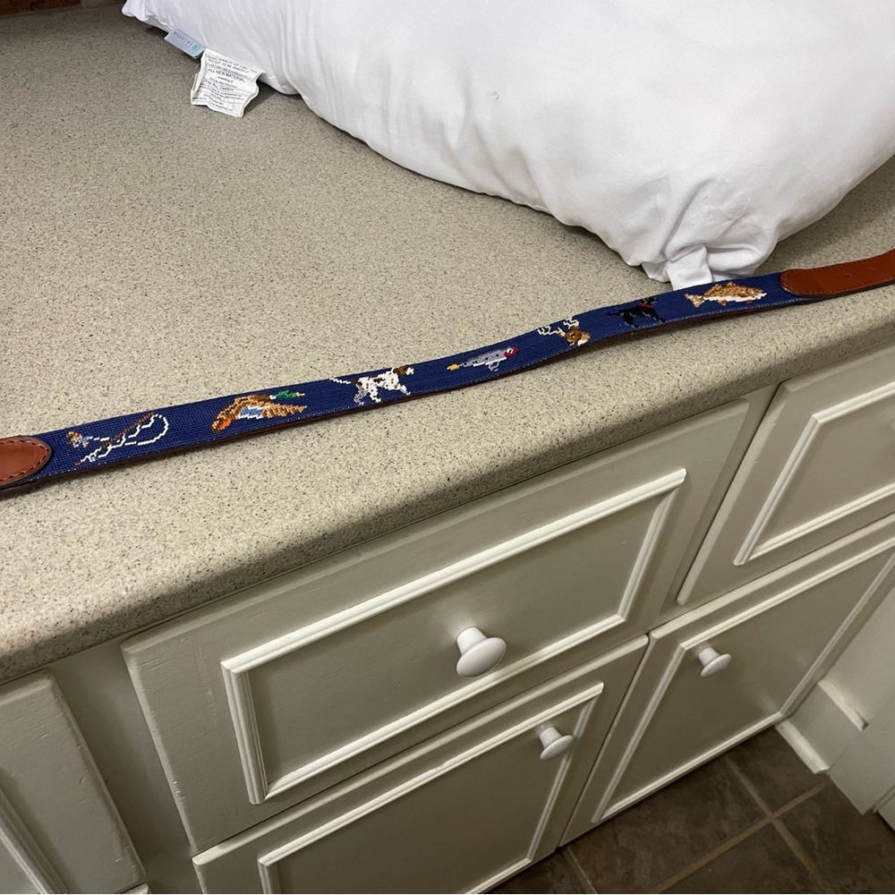 Smathers and Branson Needlepoint Belt